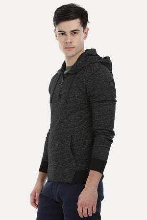 Kangaroo Pocket Speckled Hoodie