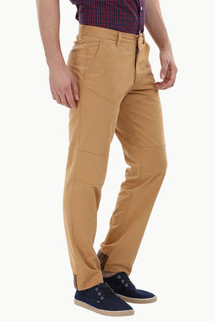 Knee-Patch Dapper Chinos