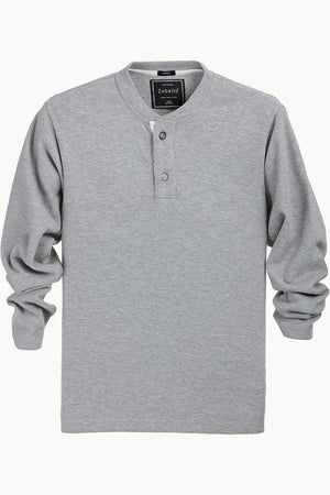 Knit Sports Henley Sweatshirt