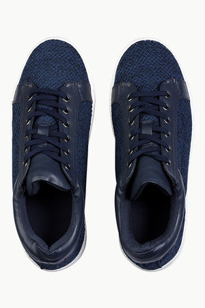 Lace Up Mesh Plimsolls