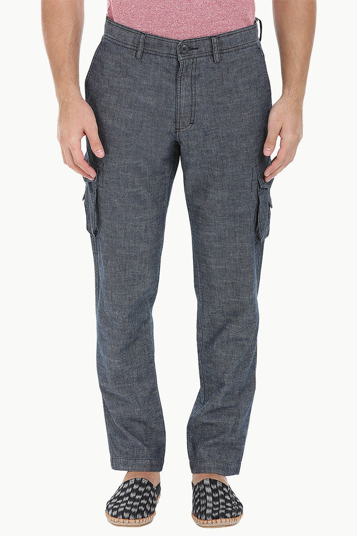 Relaxed Fit Garment Dyed Washed Cargo