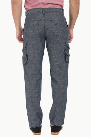 Relaxed Fit Garment Dyed Washed Cargo