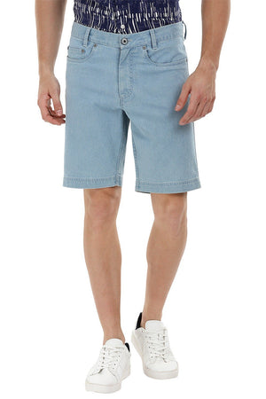 Light Wash Denim Shorts