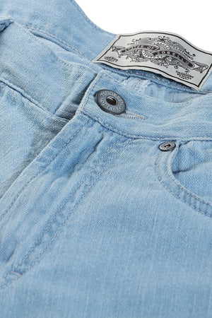 Light Wash Denim Shorts