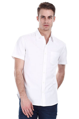Lightweight Egyptian Cotton Short Sleeve Oxford Shirt