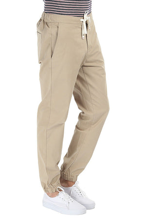 Taupe Cotton Twill Chino Pant - WOMEN Pants | Trenery