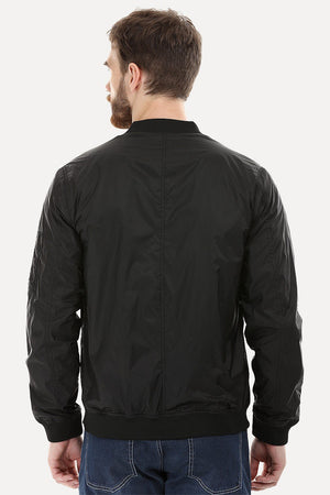 Lightweight Black Bomber Jacket