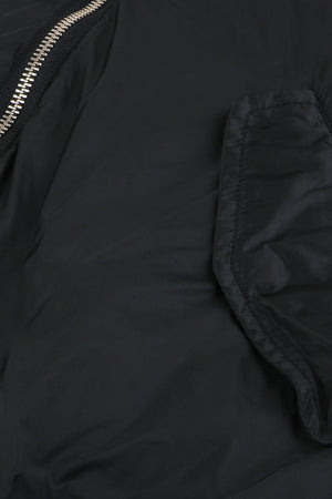 Lightweight Black Bomber Jacket