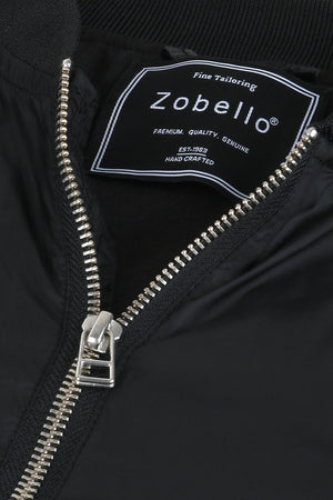Lightweight Black Bomber Jacket