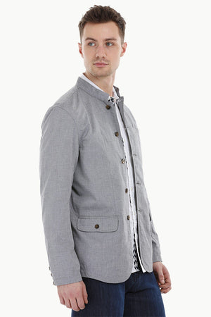 Lightweight Grey Nehru Jacket