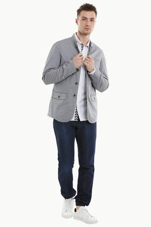 Lightweight Grey Nehru Jacket