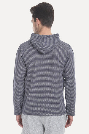 Jacquard Soft Cotton Hoodie