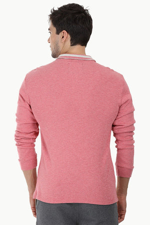 Lightweight Mock Collar Sweatshirt