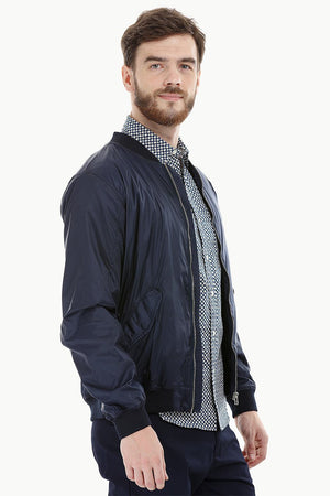 Lightweight Navy Bomber Jacket