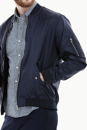 Lightweight Navy Bomber Jacket