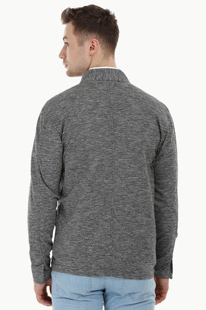 Lightweight Nehru Knit Jacket