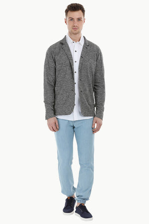 Lightweight Nehru Knit Jacket