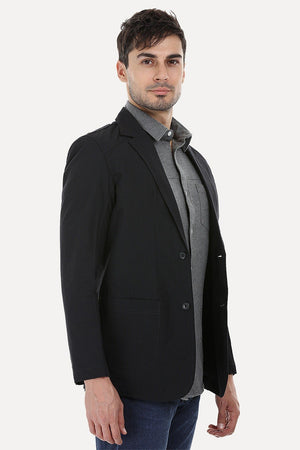Lightweight Striped Casual Blazer
