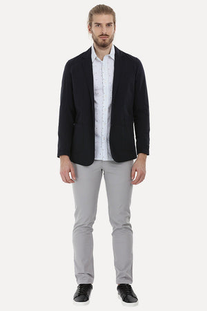 Lightweight Striped Casual Blazer