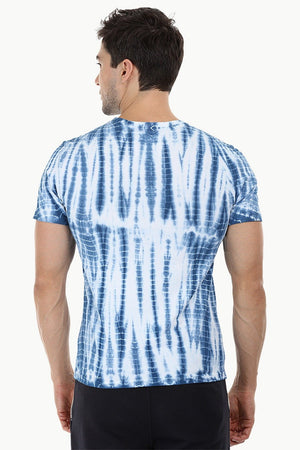 Linear Tie Dye Stripe T-Shirt