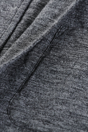 Longline Open Grey Cardigan