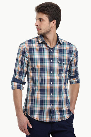 Madras Plaid Casual Shirt