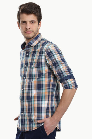 Madras Plaid Casual Shirt