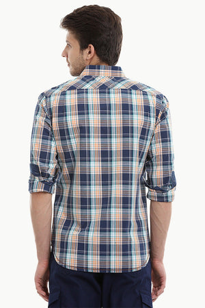 Madras Plaid Casual Shirt