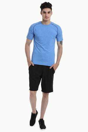 Melange Performance Wear With Seamless Detailing