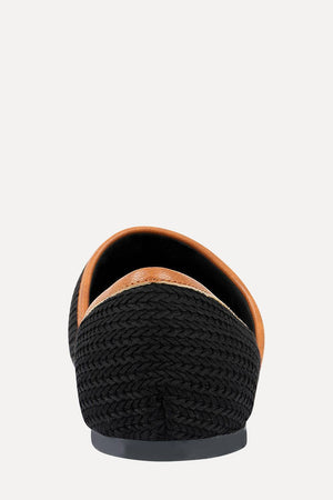 Men's Black Canvas Twill Juttis