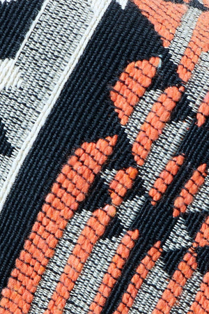 Men's Black Jacquard Embroidered Espadrilles