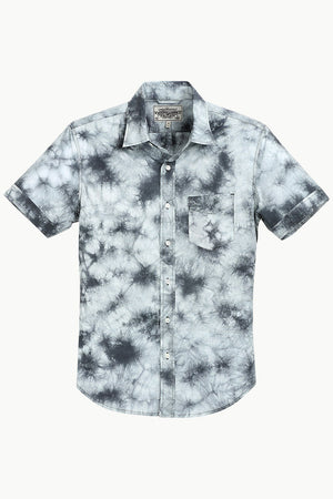 Men's Black n' White Tie Dye Summer Shirt