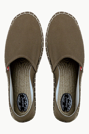 Men's Brown Canvas Basque Espadrilles