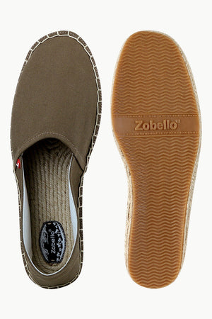 Men's Brown Canvas Basque Espadrilles