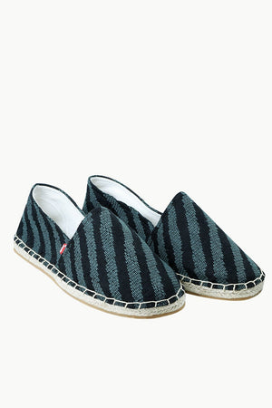 Men's Casual Stripe Knit Summer Espadrilles