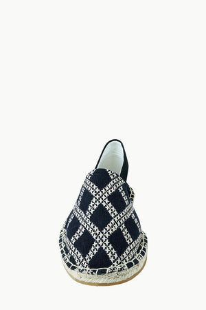 Men's Diagonal Check Print Espadrilles