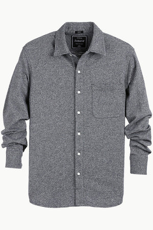 Men's Heather Charcoal Knit Shirt