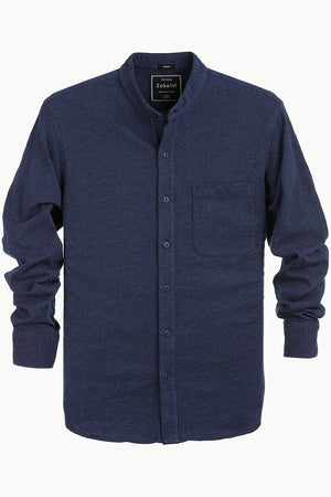 Men's Heather Navy Knit Shirt