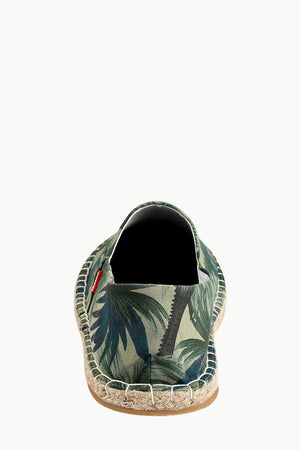 Men's Island Print Green Espadrilles