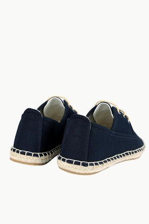 Men's Leaf Patch Lace-Up Espadrilles