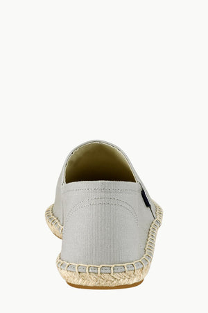 Men's Light Grey Canvas Basque Espadrilles