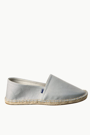 Men's Light Grey Canvas Basque Espadrilles