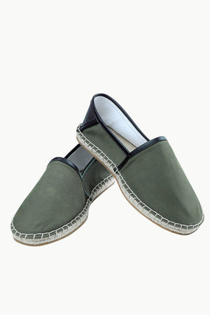 Men's Military Style Canvas Espadrilles