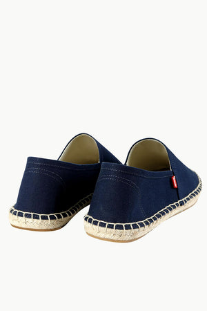 Men's Navy Canvas Basque Espadrilles
