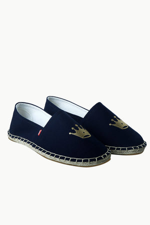 Men's Navy Crown Tag Espadrilles