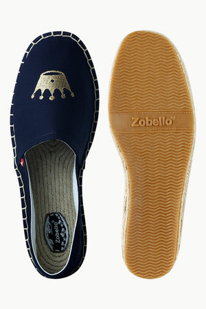 Men's Navy Crown Tag Espadrilles