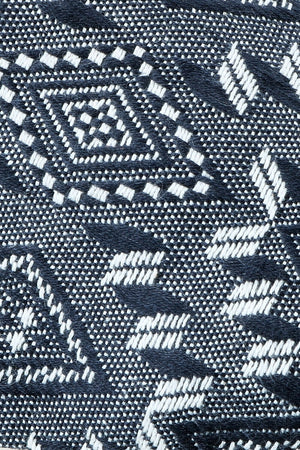 Men's Navy n' White Ethnic Print Espadrilles