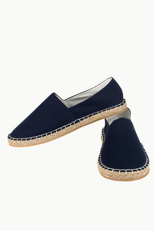 Men's Navy Solid Espadrilles