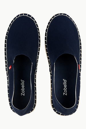 Men's Navy Solid Espadrilles