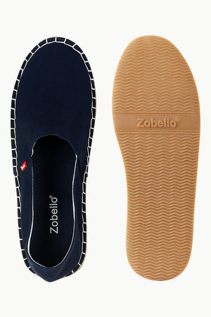 Men's Navy Solid Espadrilles